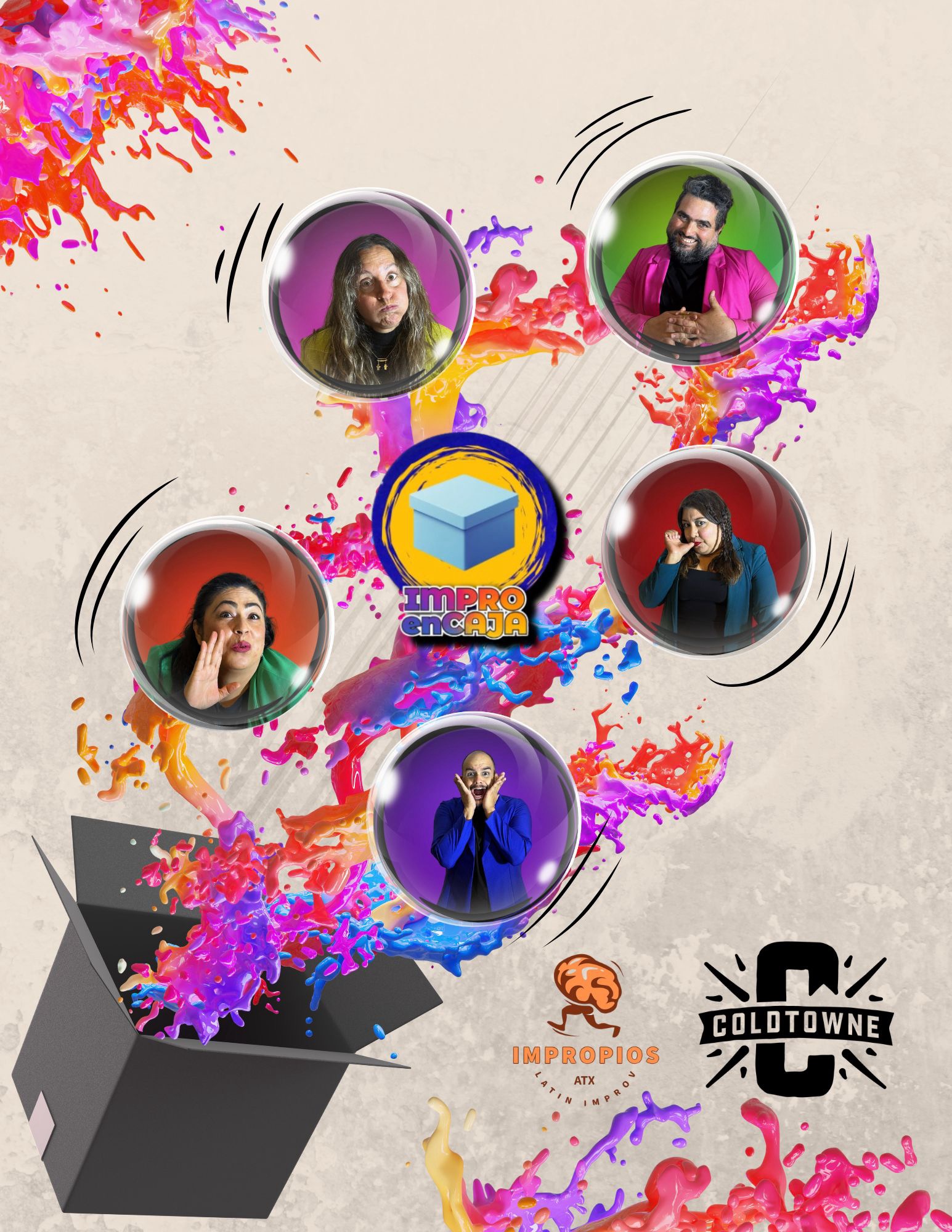 General Admission - 10/11/2025 7:00 pm - Austin - IMPROenCAJA