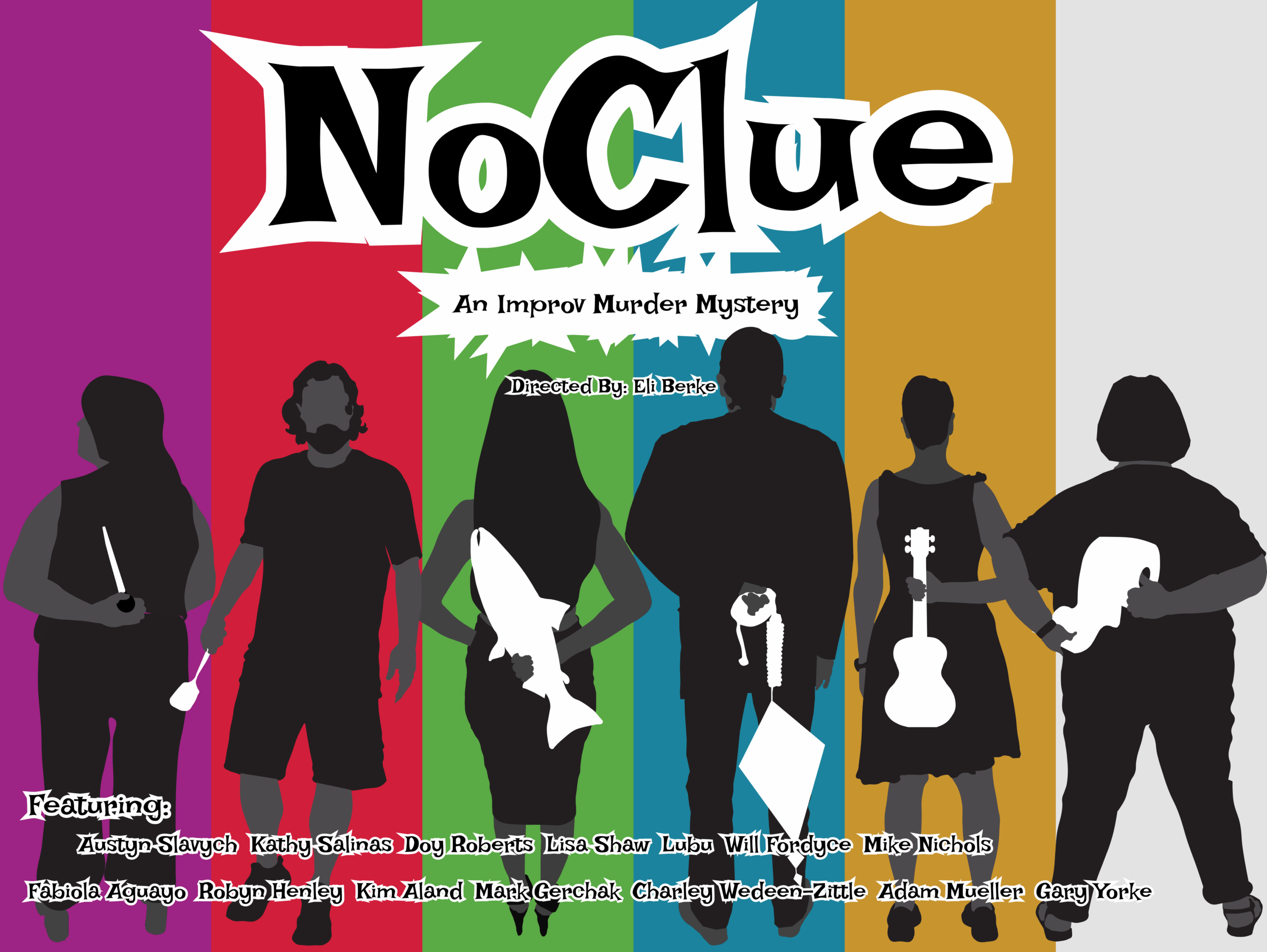General Admission - 11/22/2025 7:00 pm - Austin - NO CLUE: AN IMPROV MURDER MYSTERY